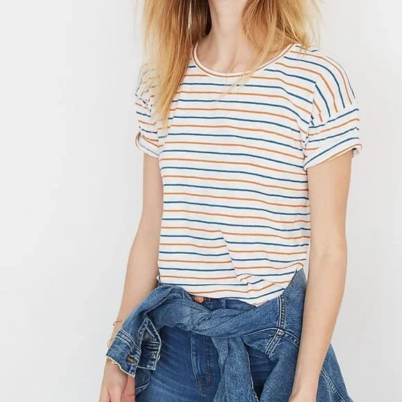 Whisper cotton crewneck tee sale